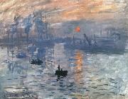 Claude Monet Impression,Sunire (Impression,soleil levant) (md21) oil